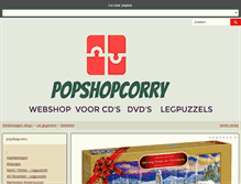 Tablet Screenshot of popshopcorry.nl